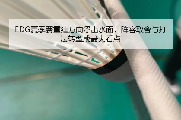 EDG夏季赛重建方向浮出水面，阵容取舍与打法转型成最大看点 - dbbuyu
